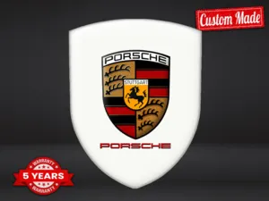 Porsche Logo Auto Car Qualité Pro Personnalisable Stylé